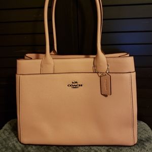 NWOT Coach Casey Tote Petal Firm Price